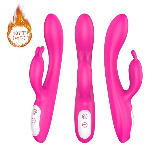 Heated Rabbit Vibrator for G-Spot Clitoris