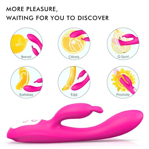 Heated Rabbit Vibrator for G-Spot Clitoris