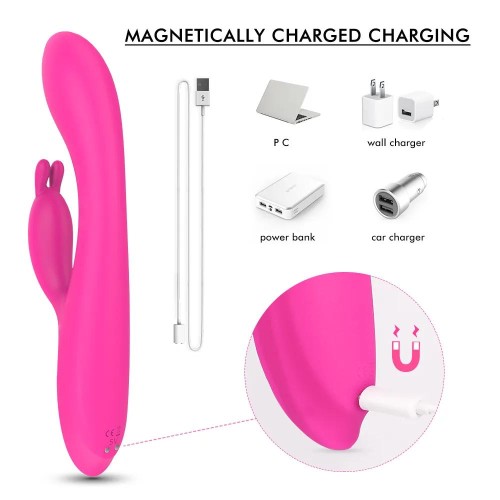 Heated Rabbit Vibrator for G-Spot Clitoris