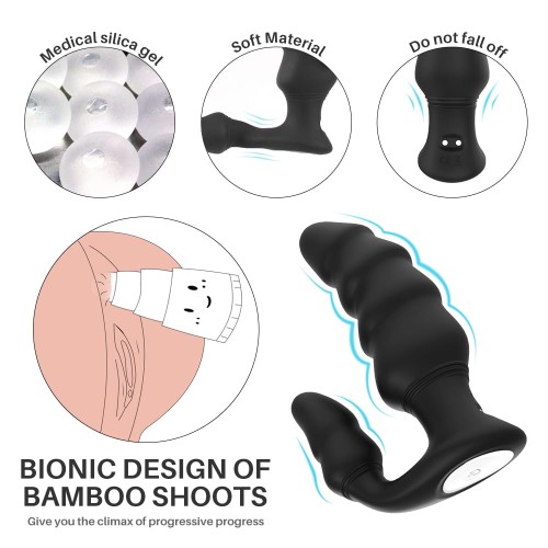 Unisex Anal Plug with Strong Vibrations