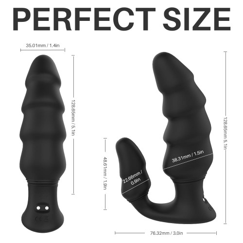 Unisex Anal Plug with Strong Vibrations