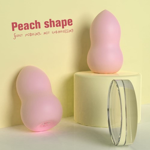 Pink Beauty Blender Shaped Vibrating Egg