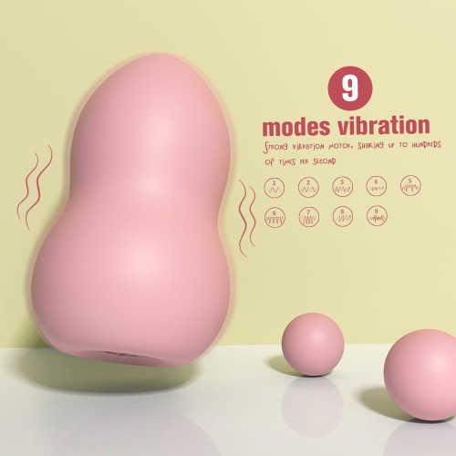 Pink Beauty Blender Shaped Vibrating Egg