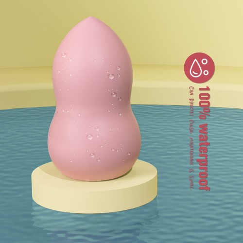 Pink Beauty Blender Shaped Vibrating Egg