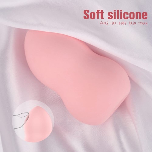 Pink Beauty Blender Shaped Vibrating Egg
