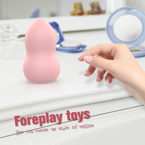 Pink Beauty Blender Shaped Vibrating Egg