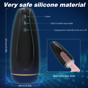 Magneto-Style Male Masturbator Suction Toy For Men 