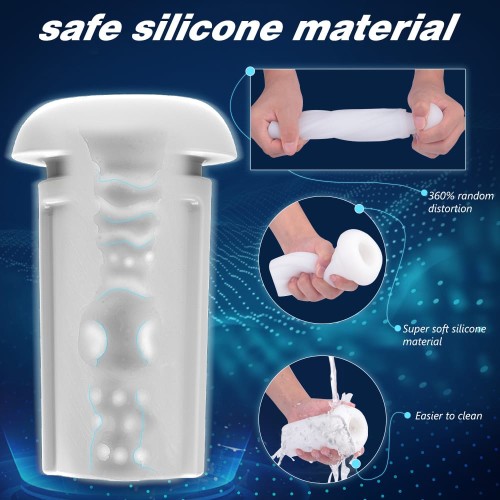 Magneto-Style Male Masturbator Suction Toy For Men