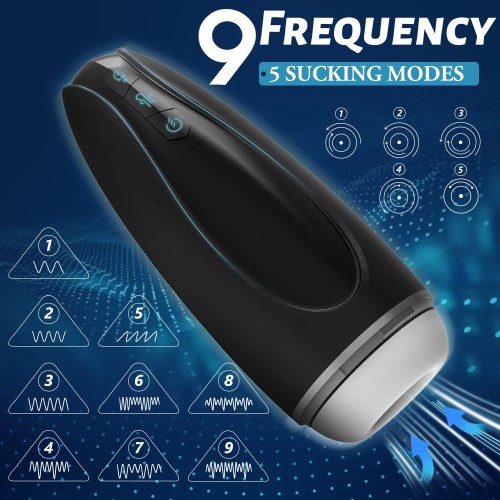Magneto-Style Male Masturbator Suction Toy For Men