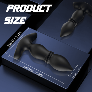 Remote Thrusting Vibrating Anal Plug 