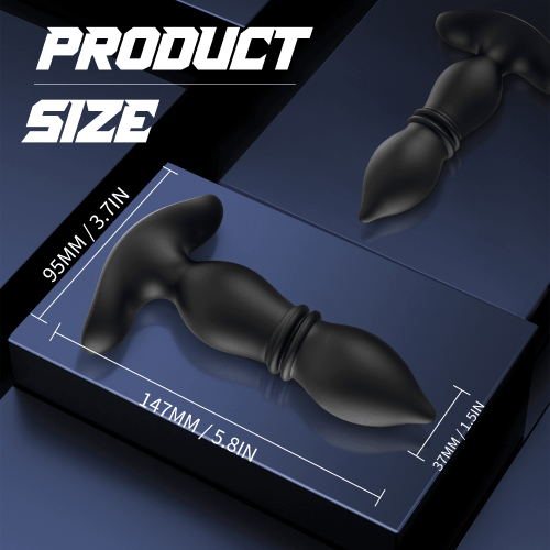 Remote Thrusting Vibrating Anal Plug