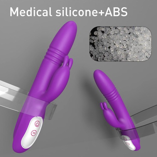 Thrusting Rabbit Vibrator with Ergonomic G-Spot Design