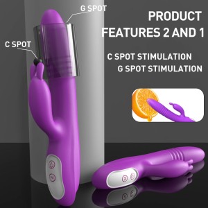 Thrusting Rabbit Vibrator with Ergonomic G-Spot Design 