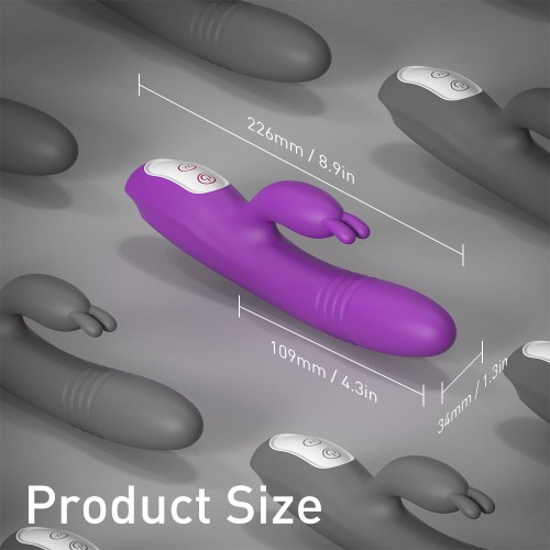 Thrusting Rabbit Vibrator with Ergonomic G-Spot Design