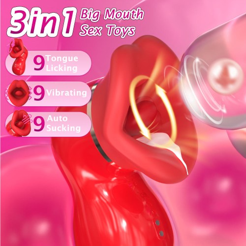 LickWave 3-in-1 Tongue Vibrator for Women