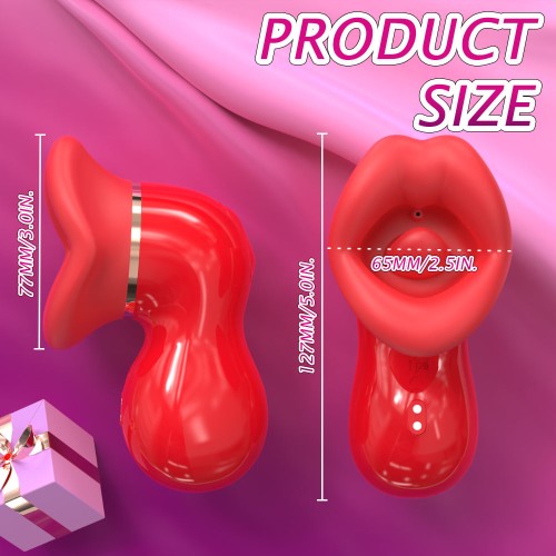 LickWave 3-in-1 Tongue Vibrator for Women
