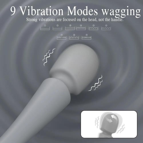 360° Twisting Vibrating Wand Massager for Women