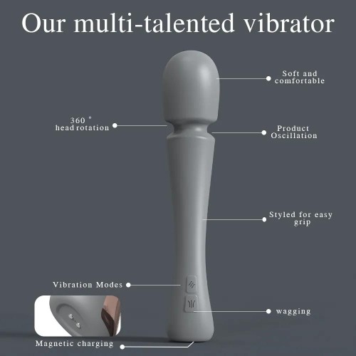 360° Twisting Vibrating Wand Massager for Women