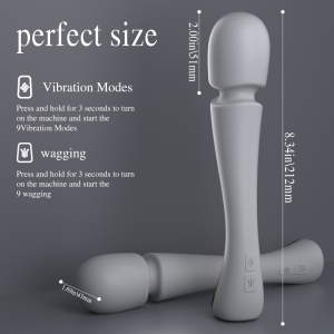 360° Twisting Vibrating Wand Massager for Women 
