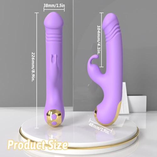 Luxury Thrusting Rabbit Vibrator for Intense Pleasure