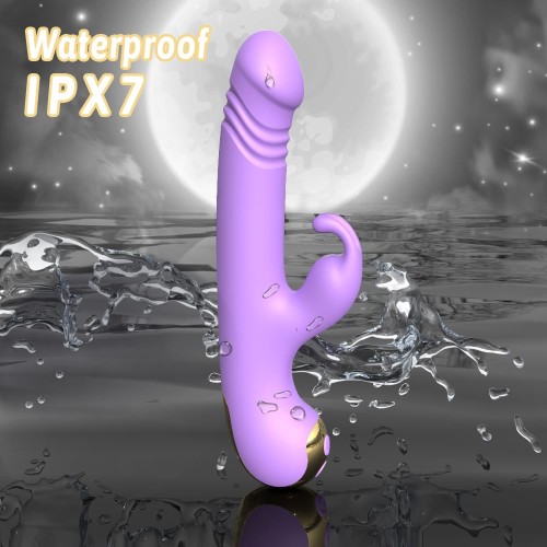 Luxury Thrusting Rabbit Vibrator for Intense Pleasure