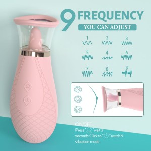 Most Popular Tongue Licking Vibrating Sucker On P Hub 